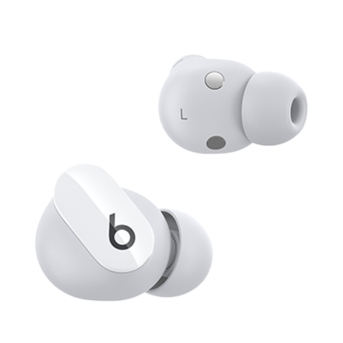 Beats Studio True Wireless Noise Cancelling Earbuds White Back
