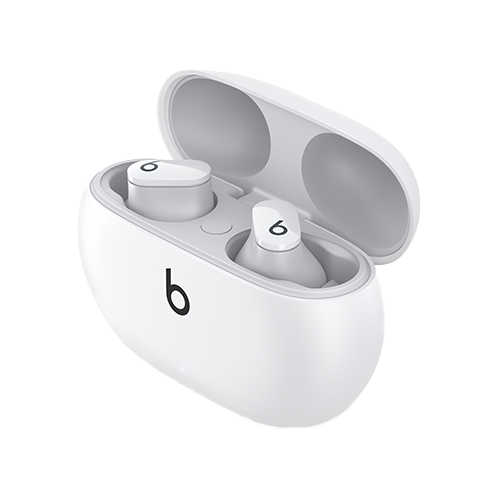 Beats Studio True Wireless Noise Cancelling Earbuds White Front